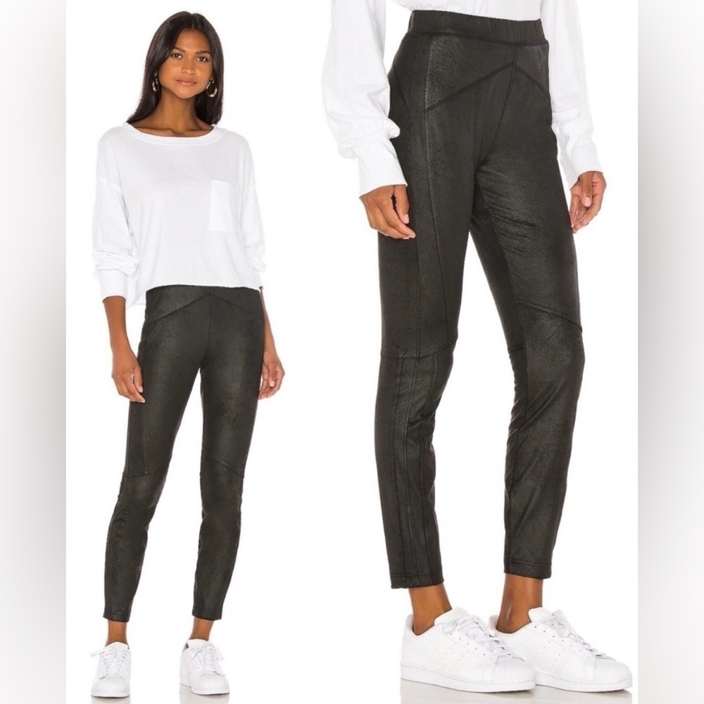Free People midnight vegan suede skinny pant S - Picture 13 of 13